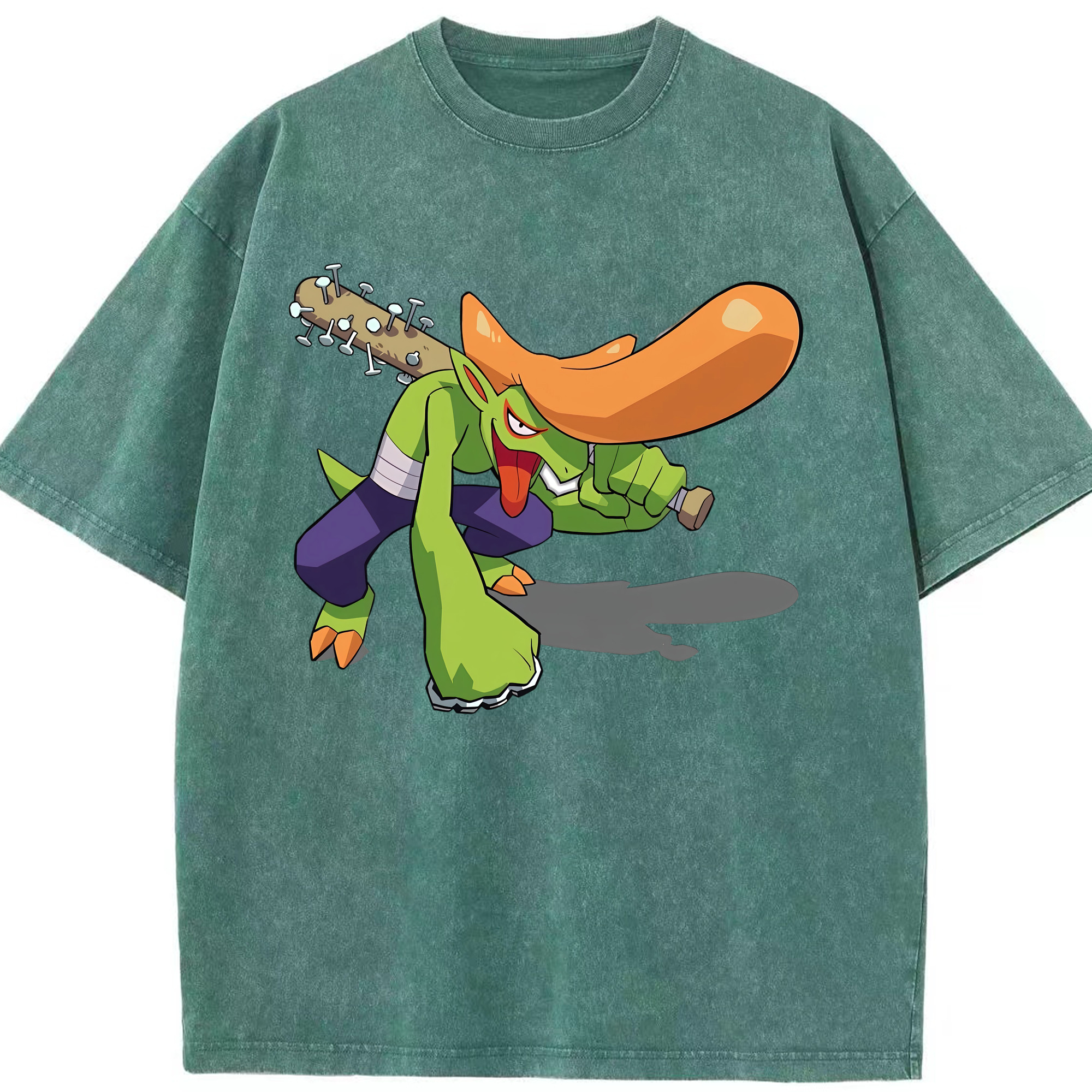 （画像用） 妖怪ウォッチ Yo-kai Watch 綿100% ヴィンテージ風 半袖Tシャツ（フロントプリント）